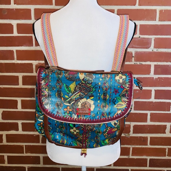 Sakroots Handbags - Sak Roots Convertible Backpack/Crossbody Bag